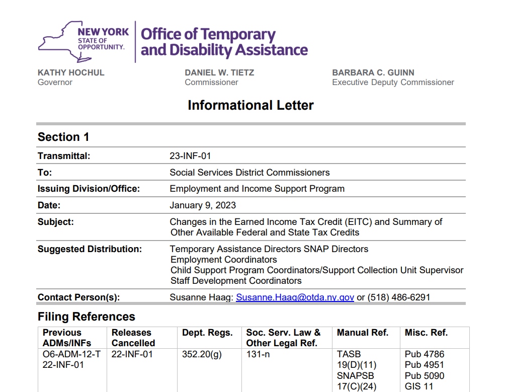 Nys Child Tax Rebate 2023