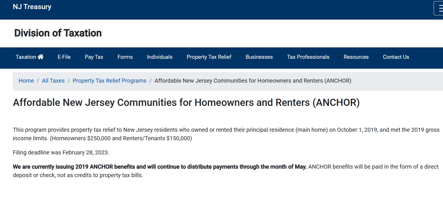 Nj Homeowner Rebate 2023